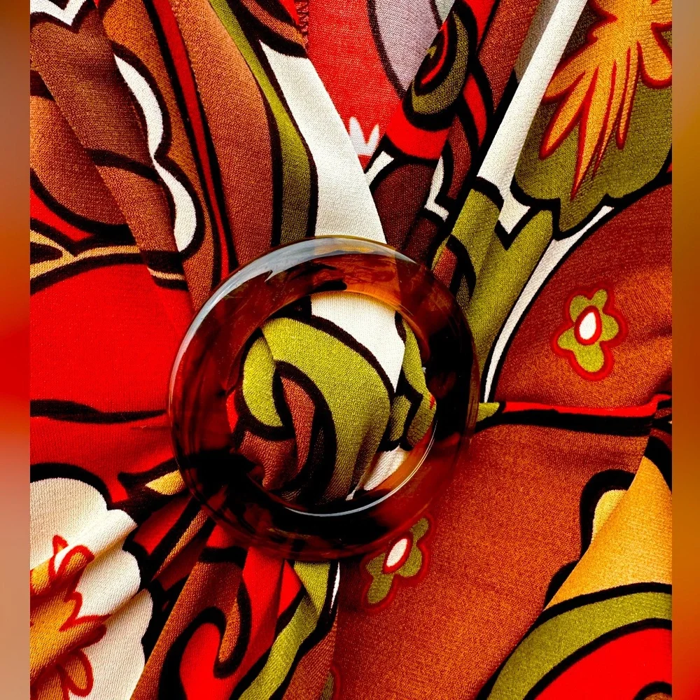 🍁 Woman’s Speechless Lg Reto Lightweight HiLo Dress Bohemian, Vintage, Retro - Picture 2 of 6